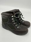 New Timberland boys Ankle boots Sz 6 brown lace up N366