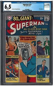 SUPERMAN #197 CGC 6.5 (6-7/67) DC Comics white pages