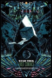 Star Trek: First Contact VARIANT by KILIAN ENG screenprint art poster