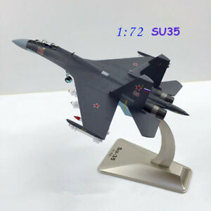 1/72 Scale Russian Su-35 Super Flanker Fighter Aircraft Collect Airplane Model