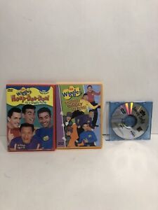 DVD  The Wiggles Lot of 3 Wiggly Party, Whoo Hoo wiggly Gremlins,  Dance Party