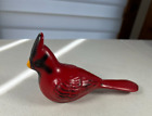 Vintage Ceramic Bird Bath Cardinal Bird Red 7