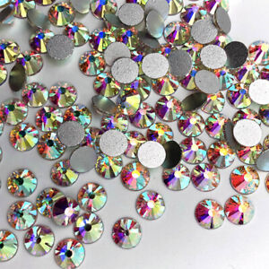 1440pcs Crystal Nail Art Rhinestones FlatBack Glitter Diamond 3D Tips Decoration