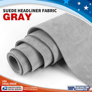 Suede Headliner Grey Fabric Material 120