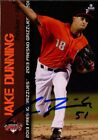 2013 Fresno Grizzlies JAKE DUNNING Signed Card autograph AUTO GIANTS