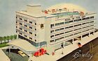 The Barclay Motel  Pool In The Sky Aerial View Atlantic City,NJ Vtg  Postcard
