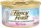 Purina Fancy Feast Wet Kitten Food, Tender Ocean Whitefish Feast - (24) 3oz Cans