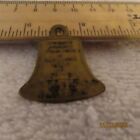 Vintage Schulmerich Carillons Inc Advertising Brass Bell Pendent