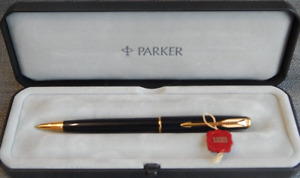 Vintage Parker Sonnet Ballpoint Pen Black Laque #2334