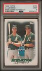 1988 TOPPS #759 MARK MCGWIRE-JOSE CANSECO PSA 9 B3919821-317