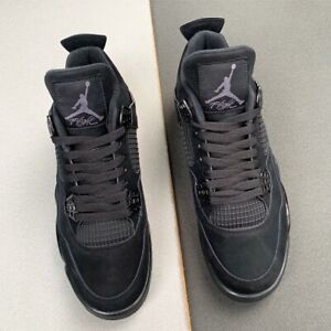 Nike Air Jordan 4 Black Cat Men's Basketball Shoes CU1110-010, New