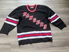 Vintage New York Rangers Starter Jersey NHL Black Alternate Large RARE Gretzky L
