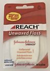 Reach Unflavored Unwaxed Floss 55 yd 1 Pack Discontinued Johnson & Johnson New