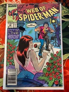 1988 Web of Spider-Man #42 Marvel Comic