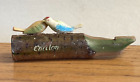 Vintage Hand Carved Wooden Bird Whistle 4.75