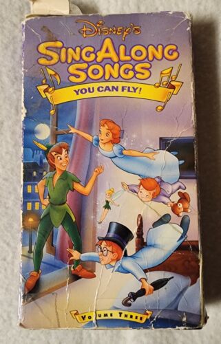 New ListingDisney Sing Along Songs You Can Fly VHS Video Tape 1988 Stock Number 662