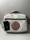 Guess Signature Logo White Multi Women’s Travel Bag New With Tags