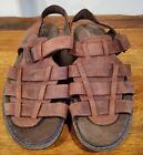 Skechers Shape Ups Fisherman Sandals Woman's Size 9.5 Brown Leather