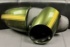 Thruxton 900 Flyscreen/Seat & Seat Cowl Combo ; Brooklands Green W/Gold Stripe