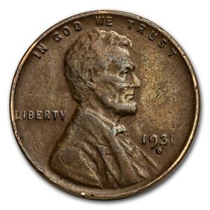 1931 D - Lincoln Wheat Penny - G/VG