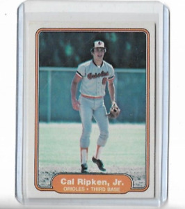 CAL RIPKEN JR 1982 Fleer Baseball ROOKIE RC Card #176 ORIOLES - Low Grade (SZ)