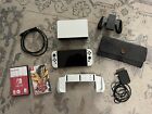 Nintendo Switch OLED White Bundle With Games MicroSD And Grips