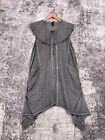 New Focus Casual Life Dress Womens Washed Gray Button Down Tunic XL