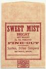 Sweet Mist Bright  Vintage Tobacco Bag Scotten Dillon Co. Detroit, Michigan