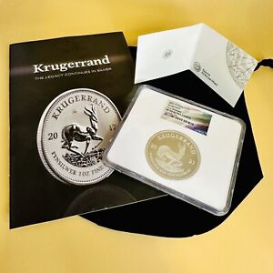 2021 S. Africa 2oz Silver Proof Krugerrand NGC PF 70 Ultra Cameo Collectors Pack