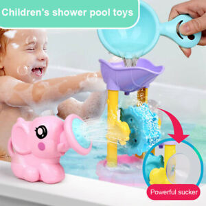 Fun Baby Bath Toy Shower Spray Water Waterwheel Bathtub Toys For Toddlers Kids