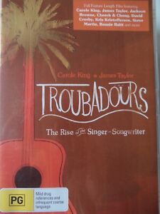 TROUBADOURS The Rise Of The Singer Songwriter DVD Carol King James Taylor