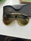 22 Authentic Vintage RayBan B&L Aviator 50th Anniversary 1987 The General - 62mm