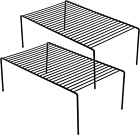New ListingKitchen Cabinet Shelf Organizer Set of 2, Medium (13 X 9.4 Inch) Rustproof Metal