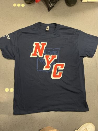 New Listing2024 NY Rangers NYC Rd 2 Gm 1 Playoff Shirt XL 1 Round 2 SGA
