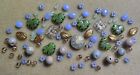 Beads Lot For Jewelry Making CZECH Glass Leaves Czech Glass Flowers GEMSTONES