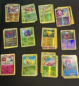 Pokemon Holo and Reverse Holo Cards Bulk lot of 60 NM