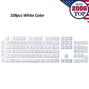 A full set G915 109 key caps White for Logitech G813 G913 G815 G915 Keyboard