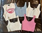 NWOT Forever 21/Shein Lot/Bundle of  5 CROP Tank Tops Size Small/Medium