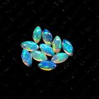 Ethiopian Opal 2x4 mm, 2.50x5 mm, 3x6 mm Marquise Cabochon For Jewelry