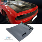 Fits 08-23 Dodge Challenger Hellcat Style Hood 1 PC - Aluminum (For: 2015 Challenger)