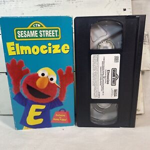 Sesame Street - Elmocize (VHS, 1996) Elmo Kids Video