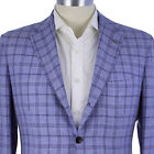 CURRENT $10,000 Kiton Custom Cerulean Blue Cashmere/Linen/Silk Men's Jacket 44R