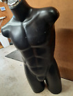 HARLEY DAVIDSON 36'' Male Mannequin Hollow Back Body Torso w/Hanging Hook Black