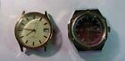 Vintage Lot of 2 Men's Mechanical Windup Watches Seiko & Timex