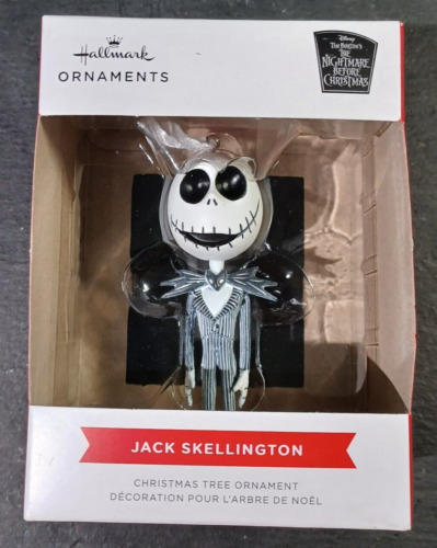 New Listing2021 Hallmark Nightmare Before Christmas Jack Skellington Ornament NEW    BOX-7