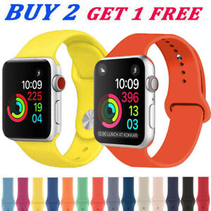 Silicone iWatch Band For Apple Watch Ultra iWatch Series 9 8 7 6 5 SE 44/45/49mm