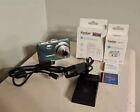 Kodak Easy Share Digital Camera M340 W/ 2x Battery, Charger, & Data Cable Green