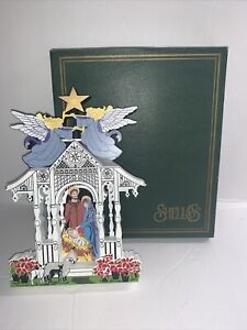 Shelia's House Town Square Nativity First Edition 1997 #2396/11997-FREE SHIP