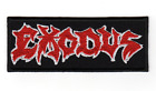 Exodus Embroidered Sew-on Patch | American Thrash Metal Music Band Logo