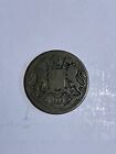 1835 British East India Company One Quarter Anna Circulated Historic Coin